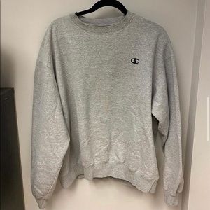 Grey crewneck Champion